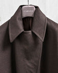 Caruso Rigoletto Belted Capolavoro Overcoat Marrone