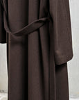 Caruso Rigoletto Belted Capolavoro Overcoat Marrone