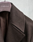 Caruso Rigoletto Belted Capolavoro Overcoat Marrone