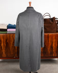 Cohérence Berto Double Breasted Coat Dolmany Satin Grey