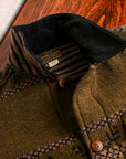 RRL Martin Double-Faced Jacquard Jacket Vintage Brown