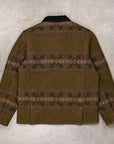 RRL Martin Double-Faced Jacquard Jacket Vintage Brown