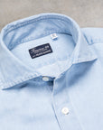 Finamore Tokyo Fit Collo Eduardo Bleached Light Denim