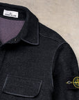 Stone Island Overshirt Boiled Wool Charcoal