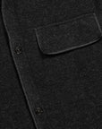 Stone Island Overshirt Boiled Wool Charcoal