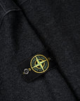 Stone Island Overshirt Boiled Wool Charcoal