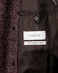 Caruso Corsaro Wool Bouclé DB Coat Burgundy