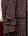 Caruso Corsaro Wool Bouclé DB Coat Burgundy