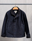 RRL Bower Deck Jacket Cotton Jungle Cloth Dark Navy