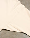 Olde Homesteader Interlock Mil Mock Neck Ivory