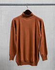 Olde Homesteader Interlock Mil Mock Neck French Brown