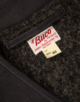 The Real McCoy's Buco Cotton Canvas Riding Vest Black