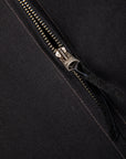 The Real McCoy's Buco Cotton Canvas Riding Vest Black
