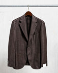 Caruso Butterfly Jacket Pure Cashmere Marrone