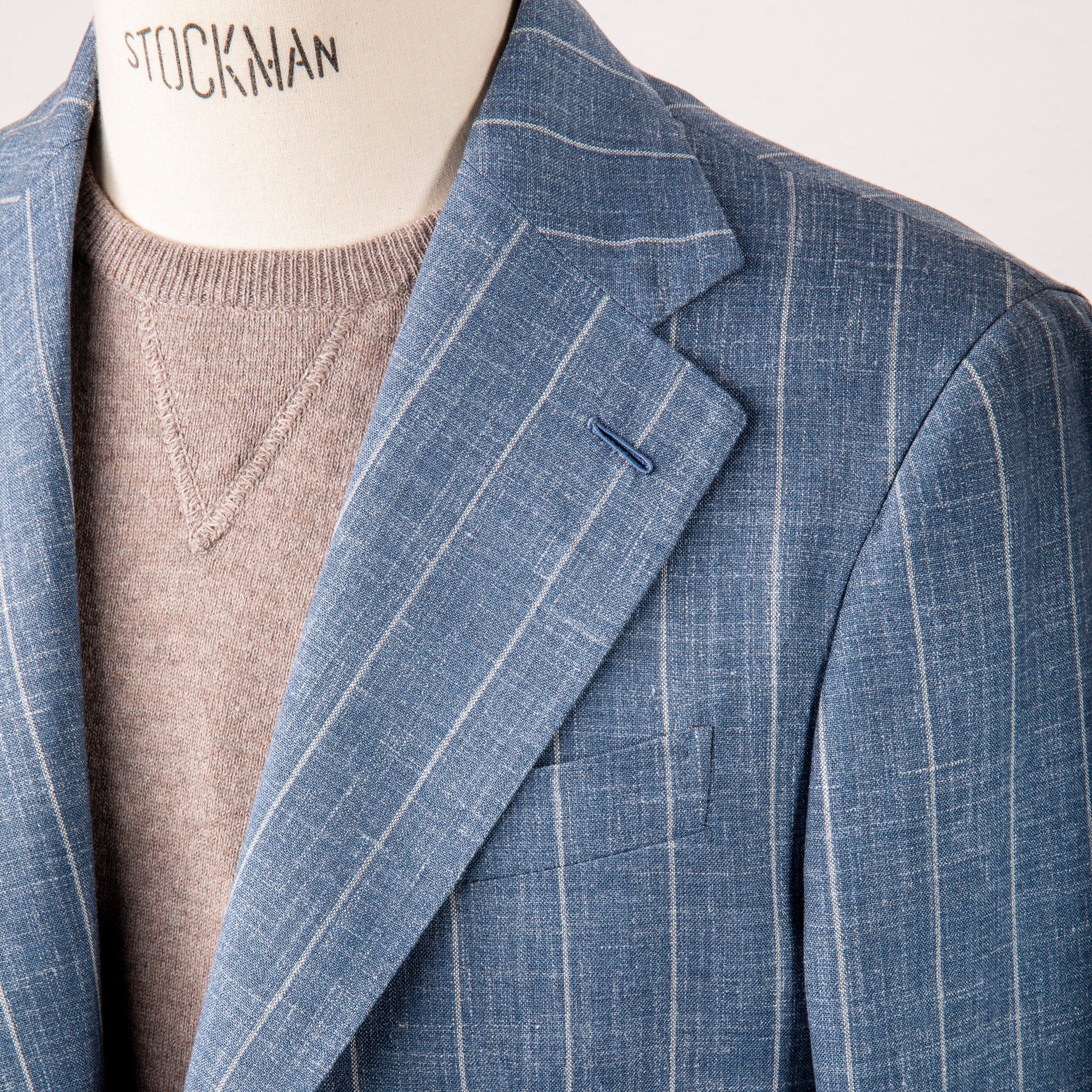 CARUSO Loro Piana フランネル テーラードジャケット 茶色 48