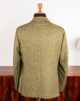 Caruso Butterfly Jacket Italian Tweed Oliva