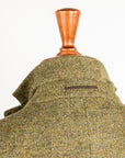 Caruso Butterfly Jacket Italian Tweed Oliva