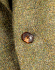 Caruso Butterfly Jacket Italian Tweed Oliva