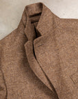 Caruso Butterfly Jacket Italian Tweed Beige Scuro