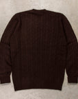 Drumohr Cashmere Treccia Crew Neck Tartufo