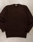 Drumohr Cashmere Treccia Crew Neck Tartufo