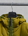 Stone Island Garment Dyed Crinkle Reps NY Hooded Down Jacket Cactus