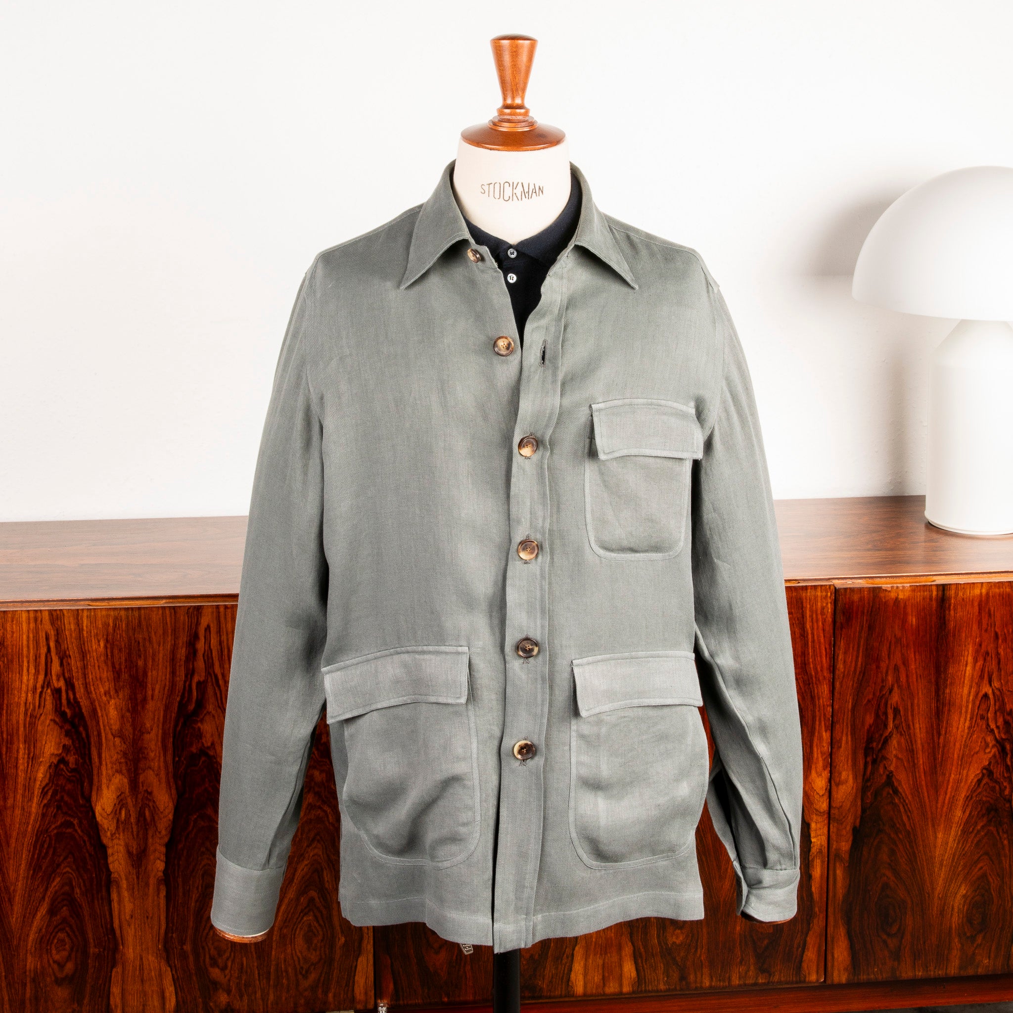 De Petrillo Shirt Jacket Hemp Canapa Grey – Frans Boone Store