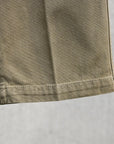 Stone Island Loose Fit Canvas Trousers Military Green