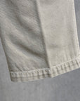 Stone Island Loose Fit Canvas Trousers Sand