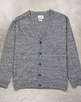 Riding High Azuma Jersey Cardigan Charcoal Mix