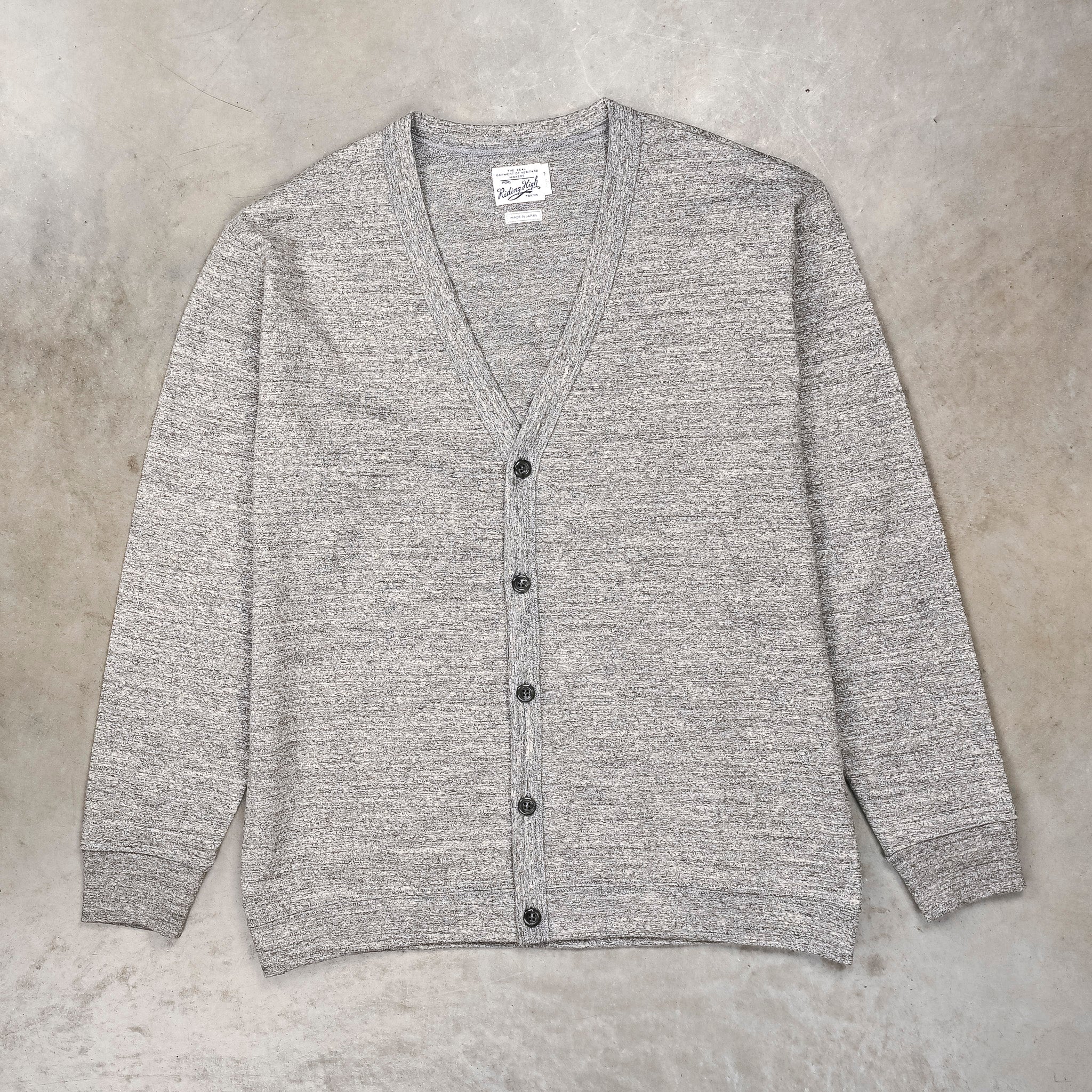 Riding High Azuma Jersey Cardigan Gray Mix – Frans Boone Store