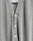 Olde H & Daughter Linen Silk Plain Stitch Cardigan Salt