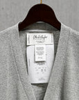 Olde H & Daughter Linen Silk Plain Stitch Cardigan Salt