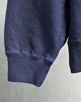 Orgueil OR-9110A Pique Knit Cardigan Navy