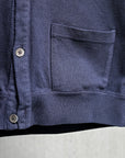 Orgueil OR-9110A Pique Knit Cardigan Navy