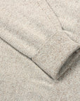 Olde H & Daughter Linen Silk Plain Stitch V-Neck Salt