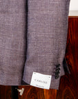 Caruso Butterfly Jacket Wool Silk Linen Brown