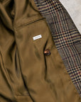 Caruso Rigoletto DB Overcoat Italian Tweed Verde Scuro