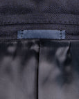 Caruso Fedora Jacket Wool Cashmere Twill Blu Notte