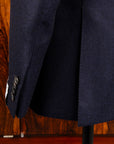 Caruso Fedora Jacket Wool Cashmere Twill Blu Notte