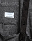 Caruso Overshirt Nuage 180's Wool Marrone