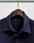Caruso Overshirt Nuage 180's Wool Blu Notte