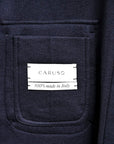 Caruso Overshirt Nuage 180's Wool Blu Notte