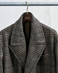 Caruso Rigoletto DB Overcoat Italian Tweed Verde Scuro