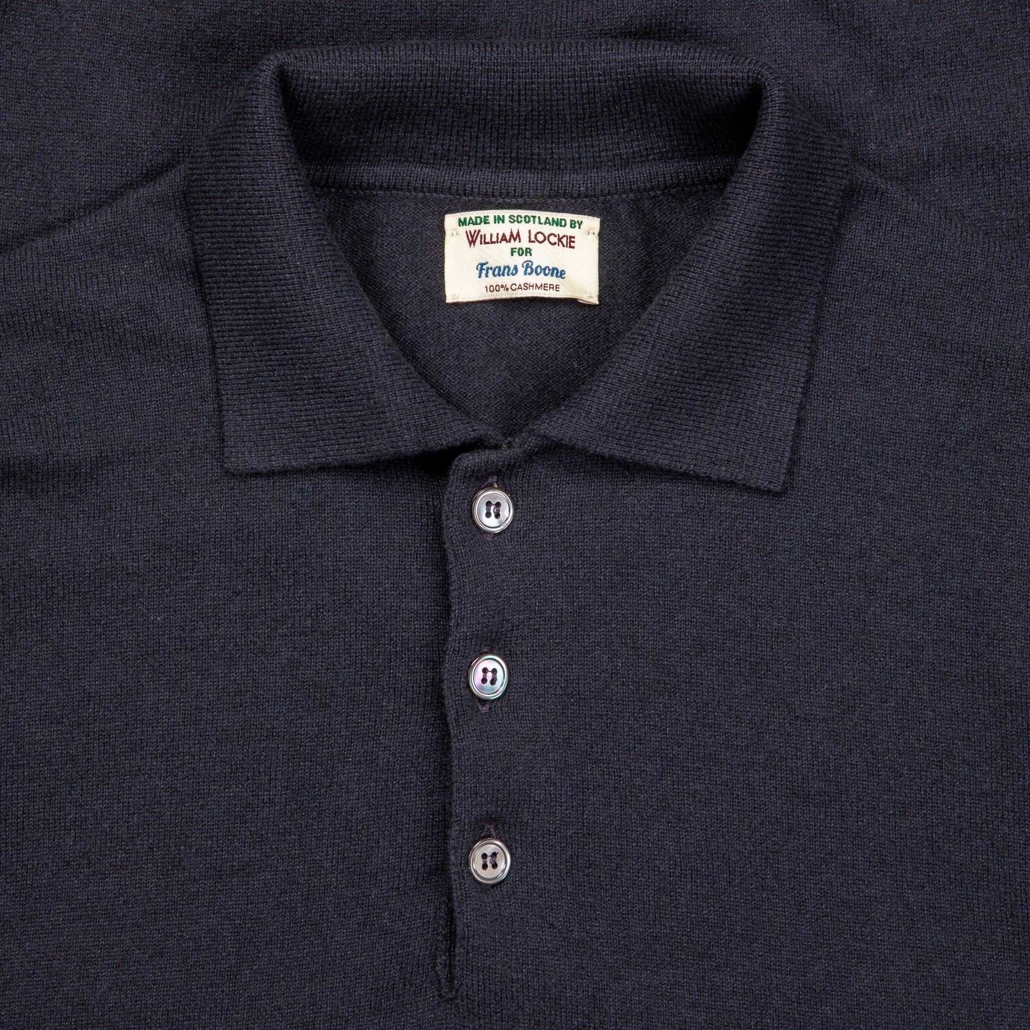 William Lockie x Frans Boone Cashmere Polo Astrakhan