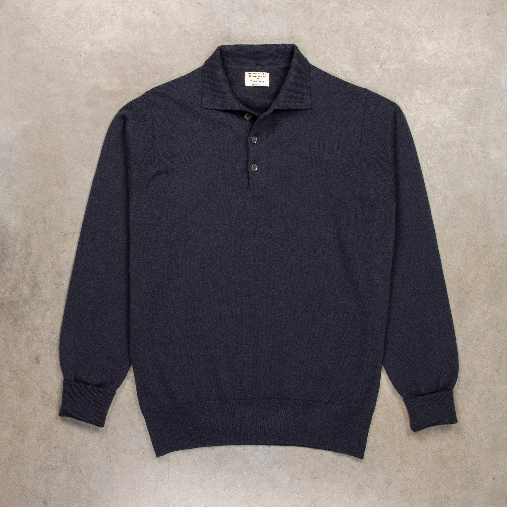 William Lockie x Frans Boone Cashmere Polo Astrakhan