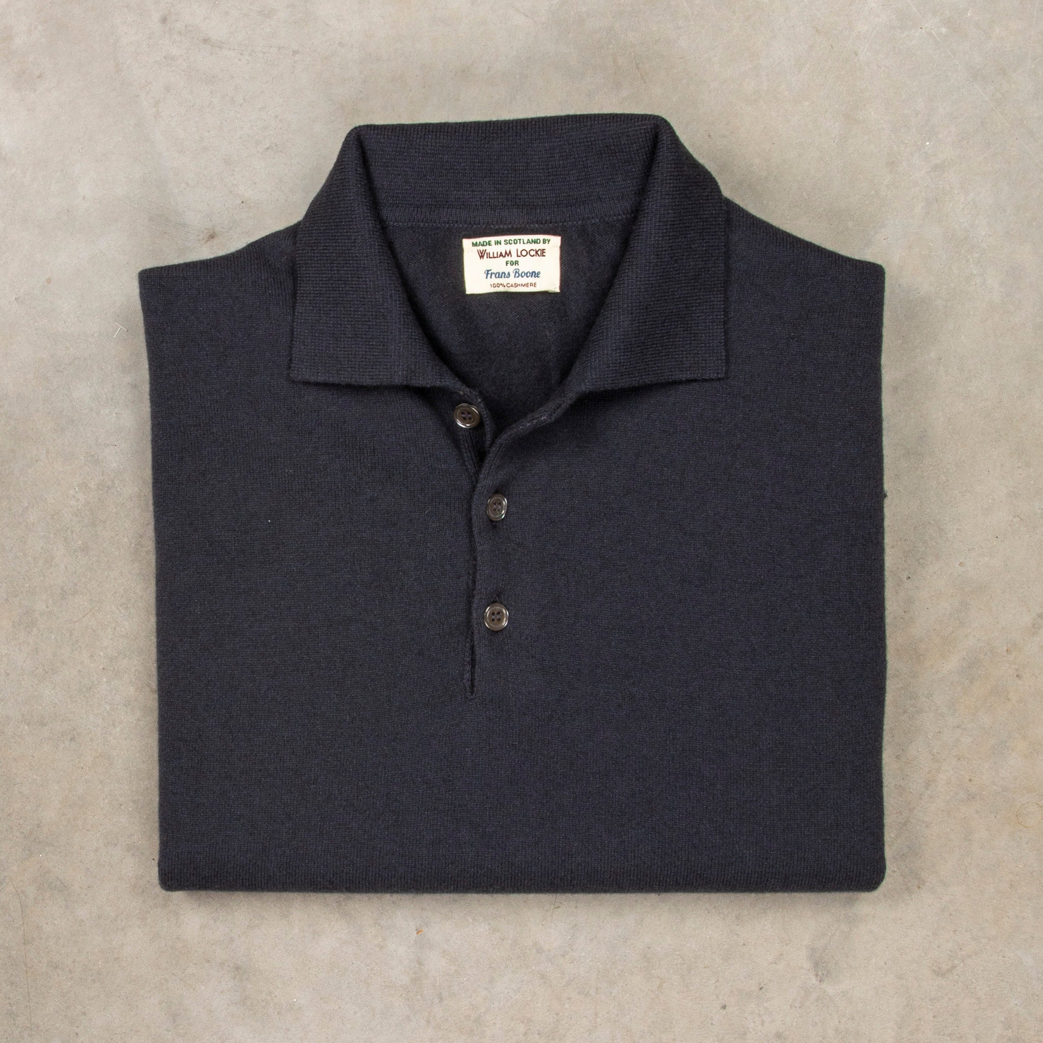 William Lockie x Frans Boone Cashmere Polo Astrakhan