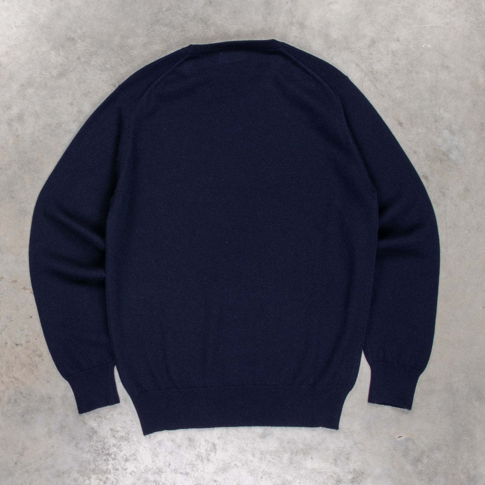 William Lockie x Frans Boone Odyssey Cash/Cotton Sweater Nero Navy