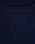 William Lockie x Frans Boone Odyssey Cash/Cotton Sweater Nero Navy