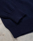 William Lockie x Frans Boone Odyssey Cash/Cotton Sweater Nero Navy